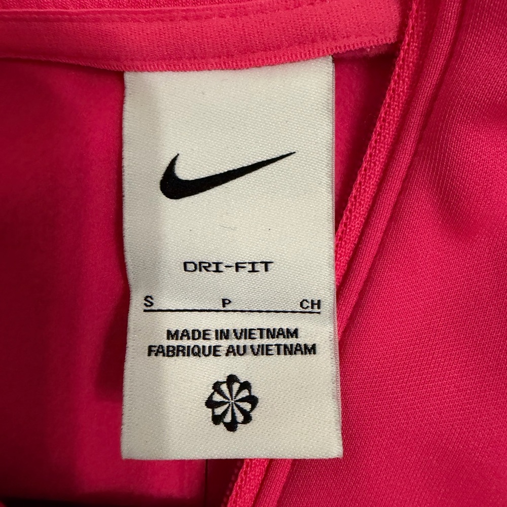 Nike Pink Long Sleeve Quarter Zip - Picture 4 of 4